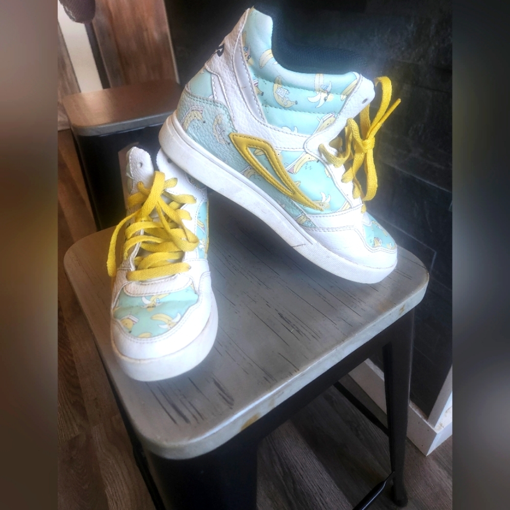 FILA sneakers adorned with bananas!!!